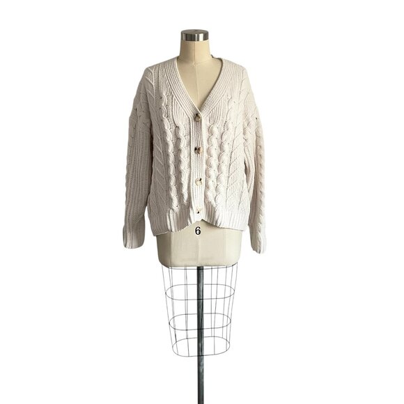 Primark Winter White Cozy Cardigan Sweater - S - Picture 2 of 6